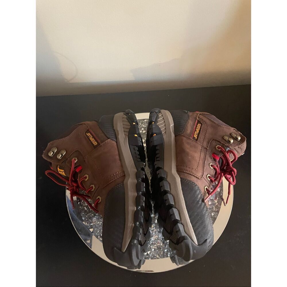 CAT caterpillar Navigator Mid Waterproof Boot Men's steel toe work boots size 9 - Picture 10 of 11